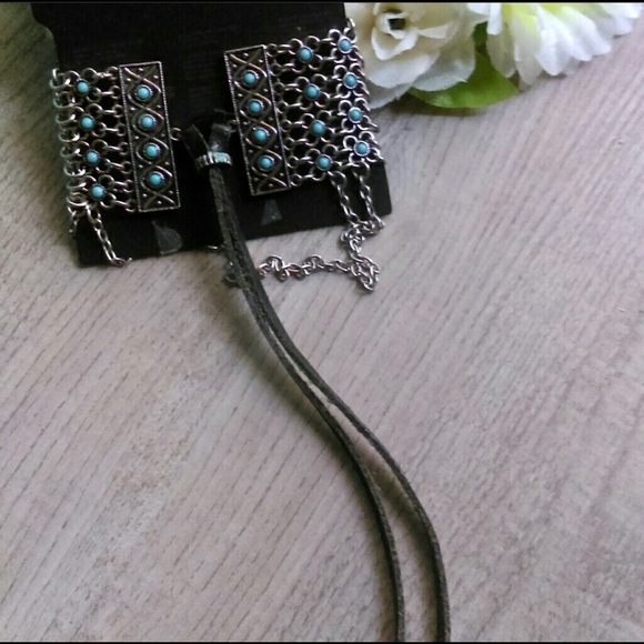 Accessories - Forever 21 Arm Cuff Turquoise Chain Accessories - Forever 21 Arm Cuff Turquoise Chain